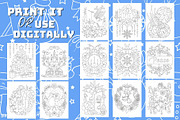 Christmas Coloring Book, a Seasonal Illustration by Line Store (Thumbnail 2 of 4)