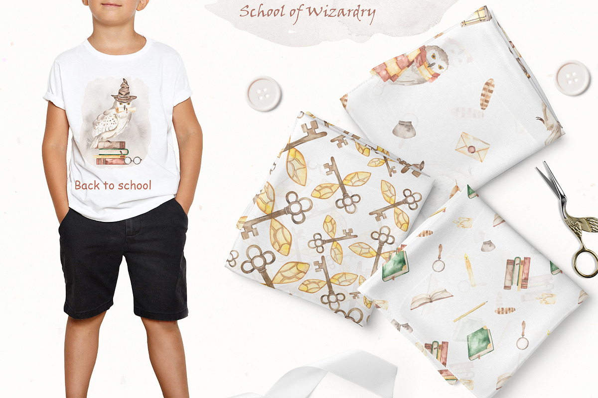 School of wizardry Watercolor, an Education Illustration by Marina Ermakova (Photo 12 of 13)