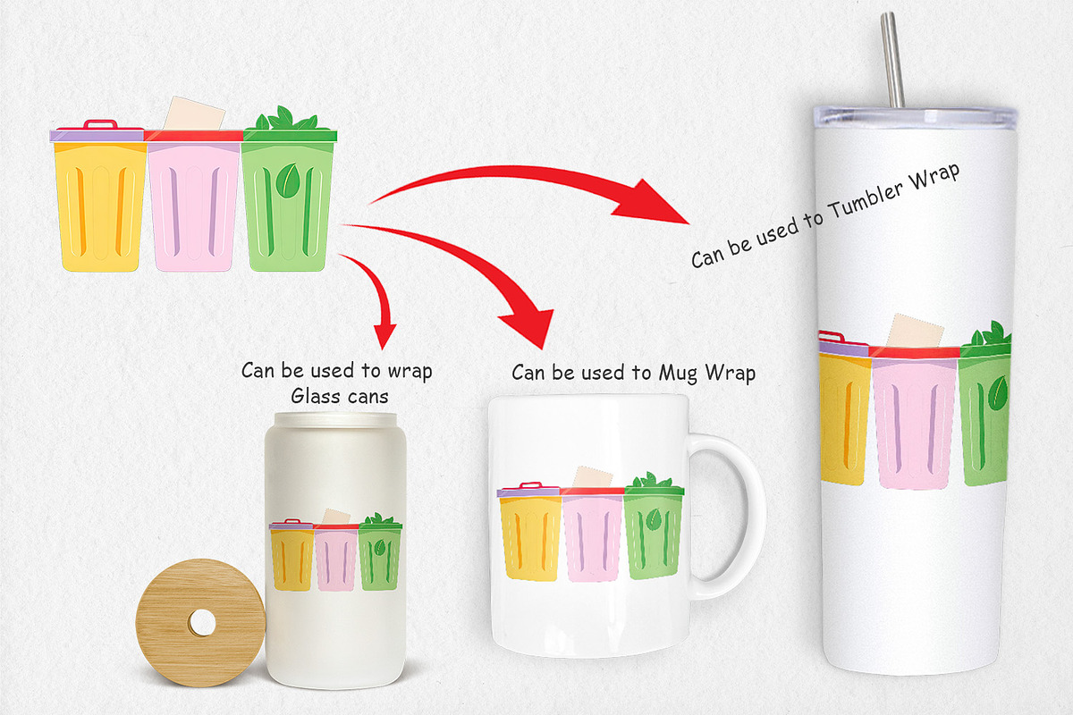 Sorting Bins Clipart, a Graphic by Artnoy (Photo 4 of 5)
