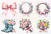 Pastel Preppy Pumpkin PNG, an Illustration by CreationArt (Thumbnail 4 of 4)