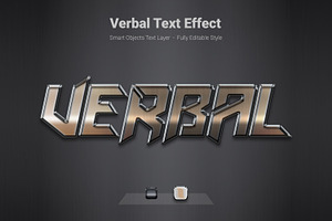 Verbal Psd Text Layer Style Effect, a Layer Style Add-On by zahidhossainalif