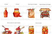 Chili Pepper Clipart, Red Pepper PNG, a Food Illustration by BrushstrokeArtGB (Thumbnail 5 of 9)