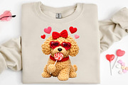 Faux Yarn Valentine Goldendoodle Png, an Illustration by DreamCafeArt (Thumbnail 6 of 8)