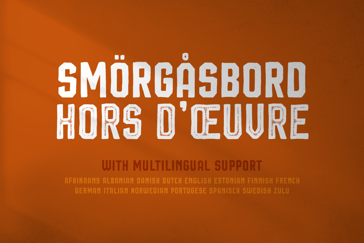 Squiborn - Logo Font preview 4