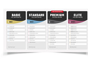 Pricing Comparison Chart, a Templates & Theme by ARP Creation (Thumbnail 1 of 5)