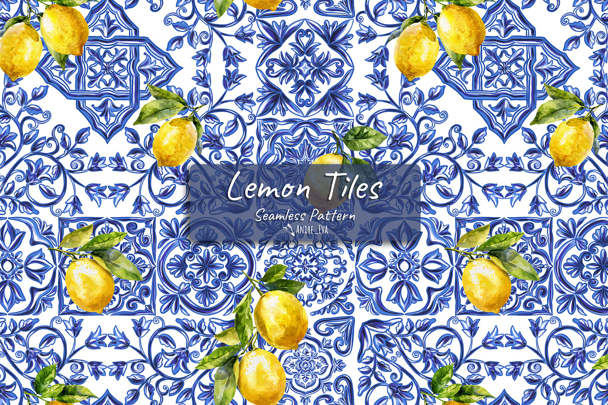 Lemon Tile, a Graphic by Andre_Eva (Photo 1 of 9)
