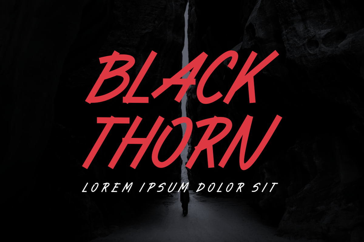Block Runtham - Font, a Handwritten Font by artchiles_design (Photo 2 of 5)