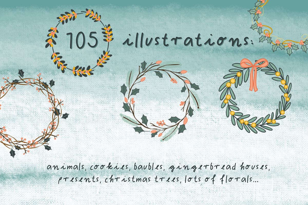 Happy Christmas Illustrations, an Animal Illustration by LAFOLO (Photo 8 of 9)