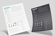 Midnight/Midday CV's, a Resume Template by Valeur Design (Thumbnail 2 of 6)