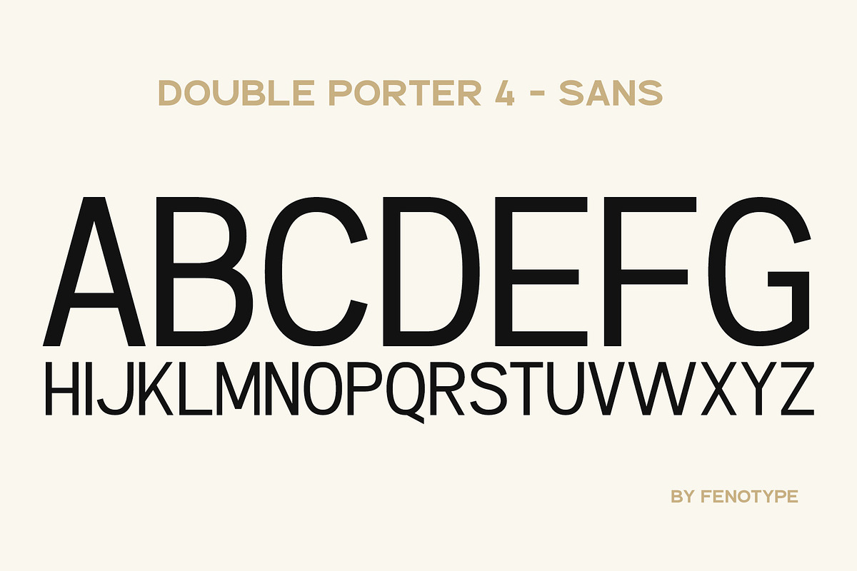 Double Porter 12 FONTS + EXTRAS, a Script Font by Fenotype (Photo 13 of 20)