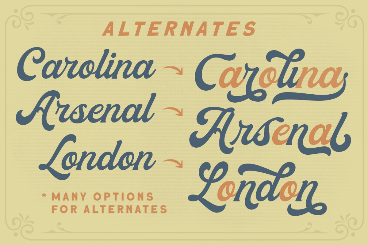 Moraline - Bold Script Typeface, a Script Font by Letterhend Studio (Photo 4 of 9)
