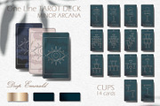 ONE LINE Tarot Deck - 3 colors, an Illustration by Evgenia Pichkur (Thumbnail 8 of 19)