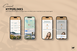 Customizable Mobile Travel Itinerary