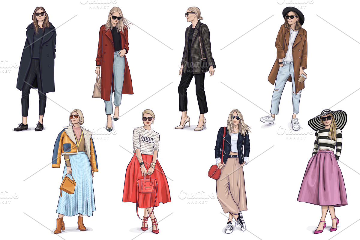 Fashion VECTOR illustrations, a Person Illustration by Natalka Dmitrova art (Photo 3 of 12)