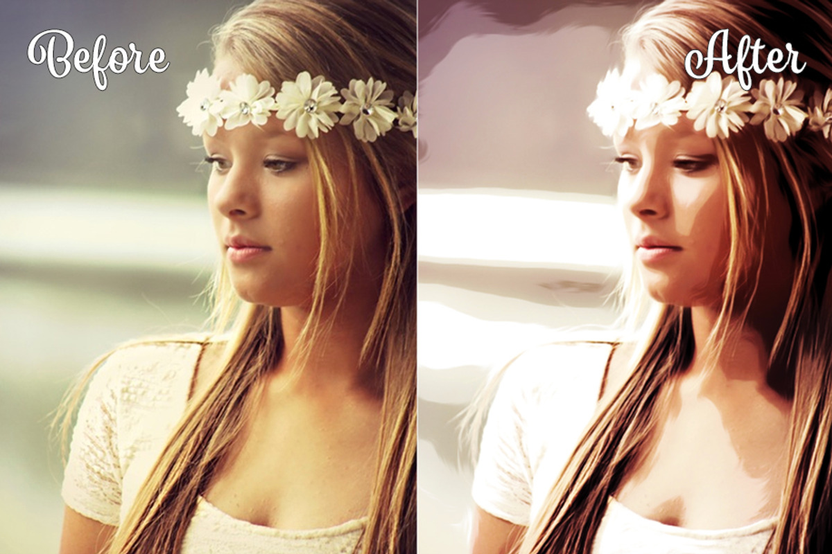 25 Cartoon Painting Photoshop Action, an Action Add-On by Viktor (Photo 9 of 11)