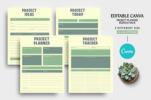 Canva Project Planner Template