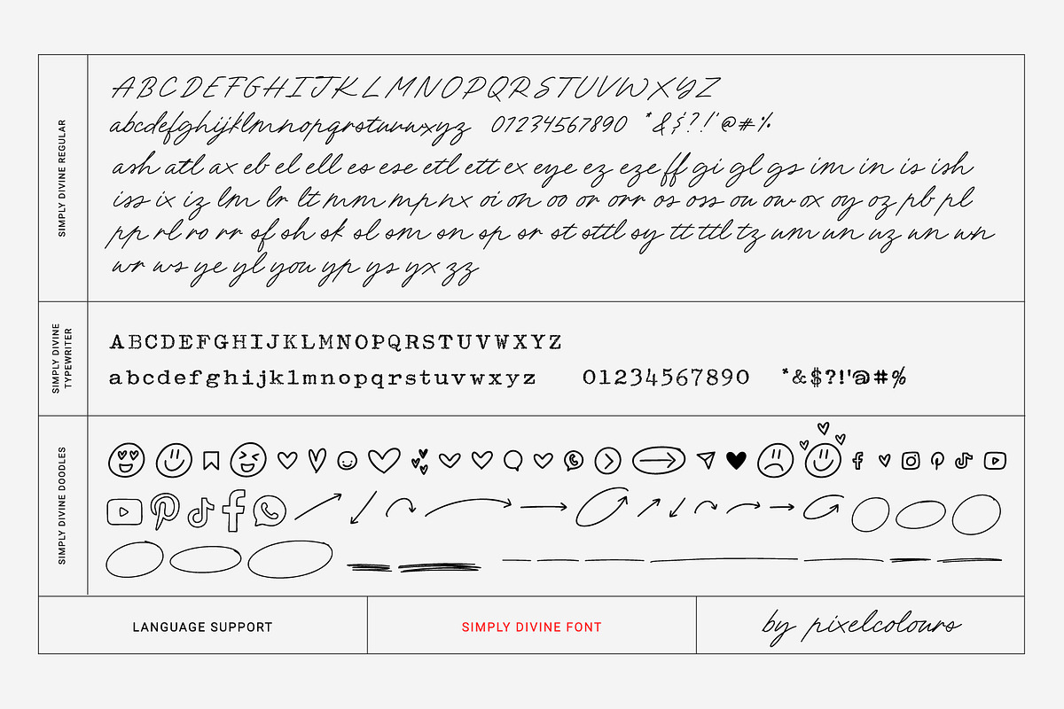 Stylish Script Font - Simply Divine, a Script Font by pixelcolours (Photo 11 of 20)