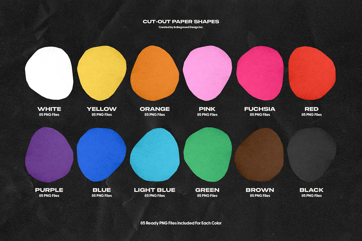 Paper Shapes, an Object Graphic by Indieground Design Inc. (Photo 7 of 10)