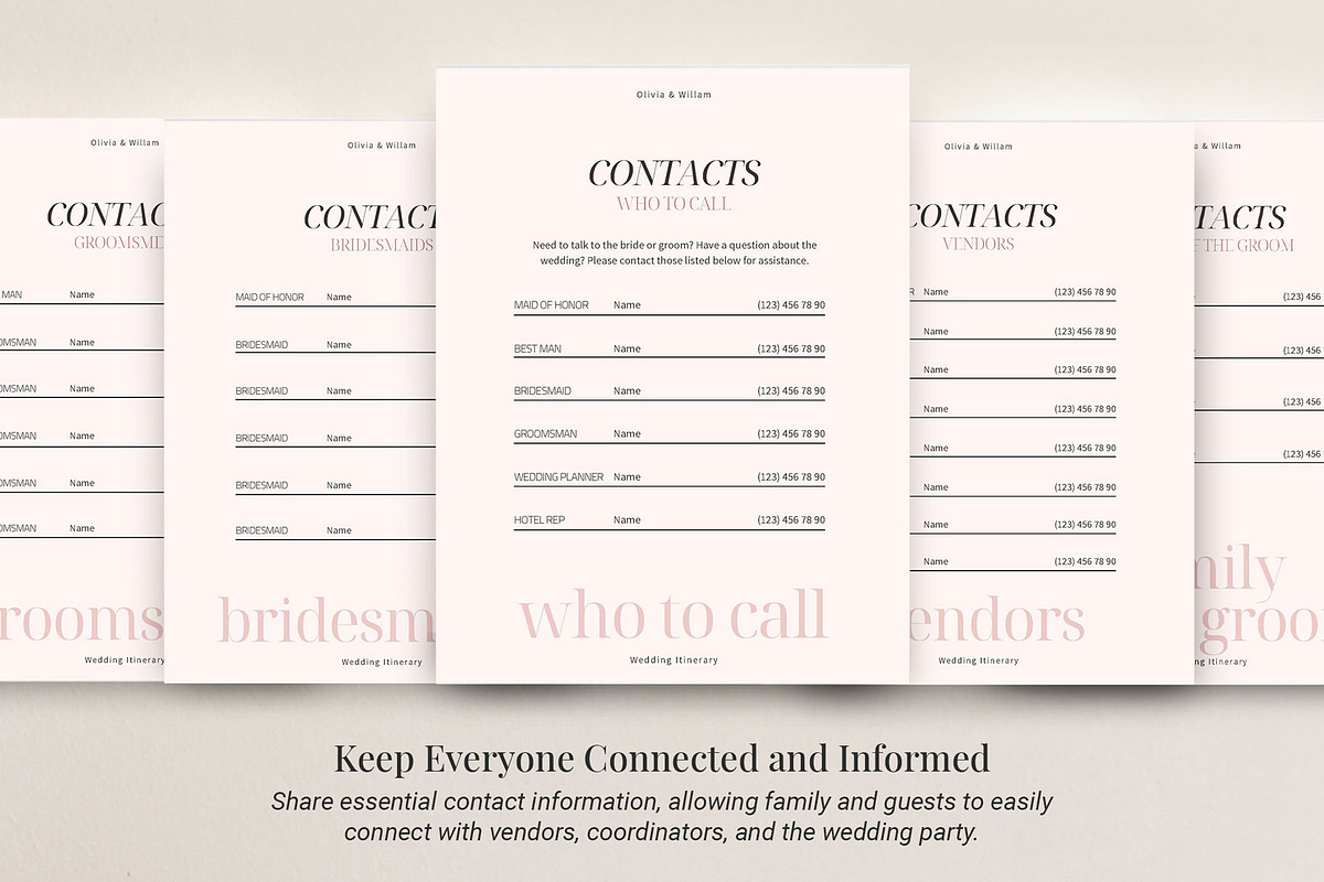 Wedding Weekend Guide template, a Magazine Template by 3.14&Co (Photo 8 of 11)