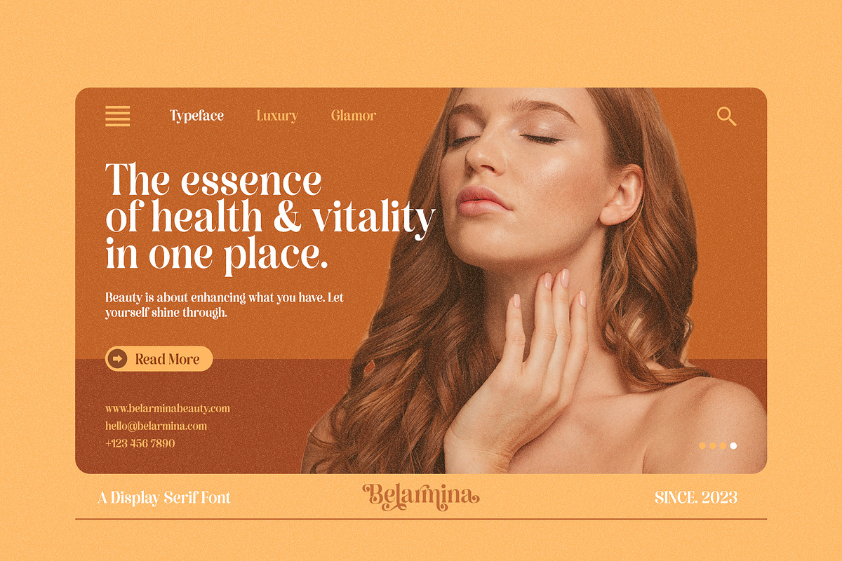 Belarmina - A Beauty Serif Font, a Serif Font by agnyhasyastudio (Photo 2 of 10)