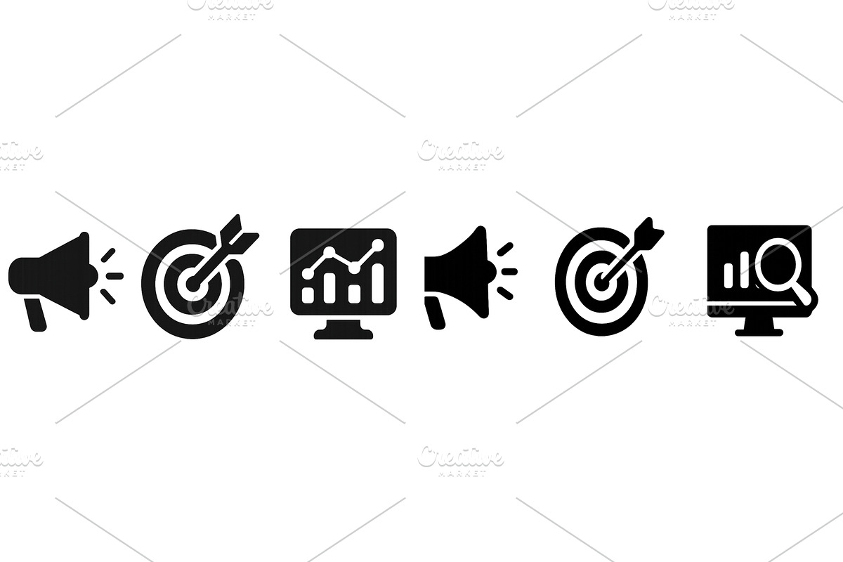 Collection of web icons representing, a Technology Illustration by ZinetroN