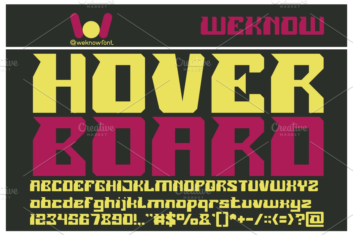 roller blade font, a Font by weknow (Photo 2 of 5)