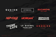 Angled Headline Font, a Sans Serif Font by artyway (Thumbnail 6 of 10)