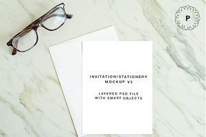 (50% OFF) Invitation / Card Mockup