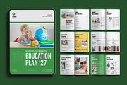 Digital Education Plan Template, a Brochure Template by E-Type (Thumbnail 1 of 7)