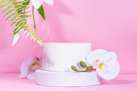 Pink colored summer vacation and holiday background, a Holiday Photo by Rimma