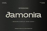 Jamonira Modern Display Sans Font, a Sans Serif Font by Rasio Studio (Thumbnail 1 of 9)