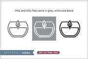 Minimal relaxation icons, an Outline Icon by Picture Window (Thumbnail 2 of 5)