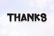 Holiday Snowflakes | Script Font, a Script Font by Scratchones (Thumbnail 8 of 8)