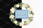 Watercolor Magnolia Flowers Set, an Object Graphic by Kotulska (Thumbnail 3 of 3)