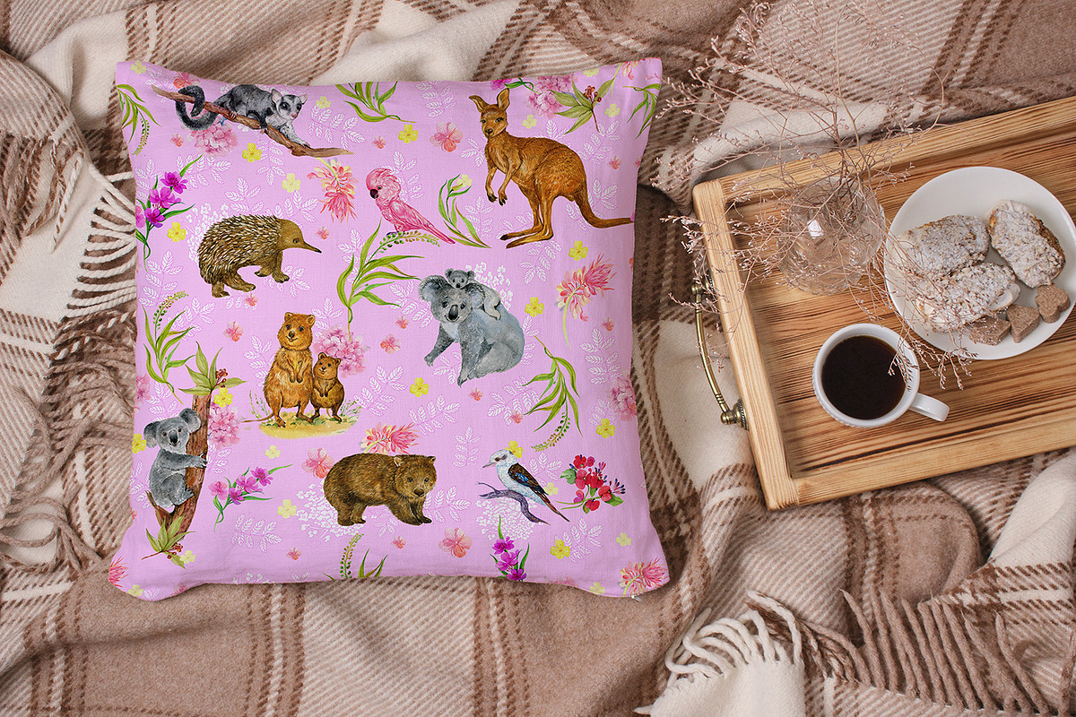 Australia  seamless patterns, a Pattern Graphic by MitrushovaArt (Photo 11 of 11)