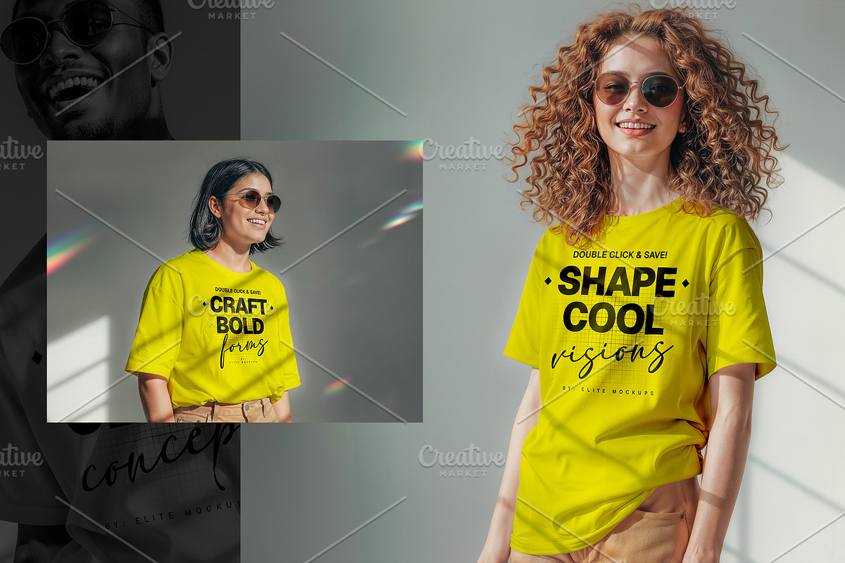T-Shirt Mockup Set – 10 Editable PSD, a Shirt Mockup by Elite Mockups (Photo 4 of 4)