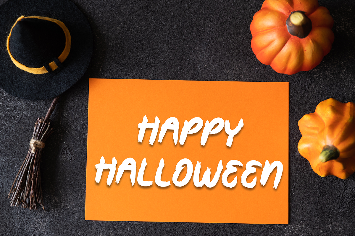 Scary House | Script Font, a Script Font by Scratchones (Photo 4 of 8)