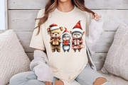 Christmas Teddy And Maus Design PNG, an Animal Illustration by DreamCafeArt (Thumbnail 6 of 6)