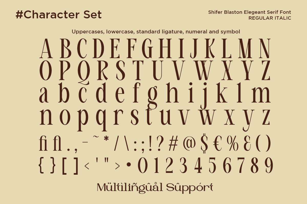 Shifer Blastone - Elegant Serif Font, a Serif Font by Say Studio (Photo 9 of 10)