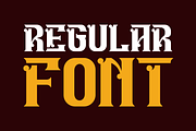 Hallowen Metoys, a Blackletter Font by QR Design Studio (Thumbnail 5 of 10)