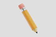 Pencil 3d model, an Object 3D Model by fahad121 (Thumbnail 2 of 7)