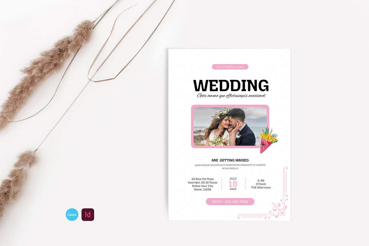 Heavenly Dove Funeral Program, an Invitation Template by Creatiya Type (Photo 1 of 6)