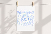 Life Is Better at the Beach PNG, a Seasonal Illustration by Libby Wishes (Thumbnail 4 of 5)