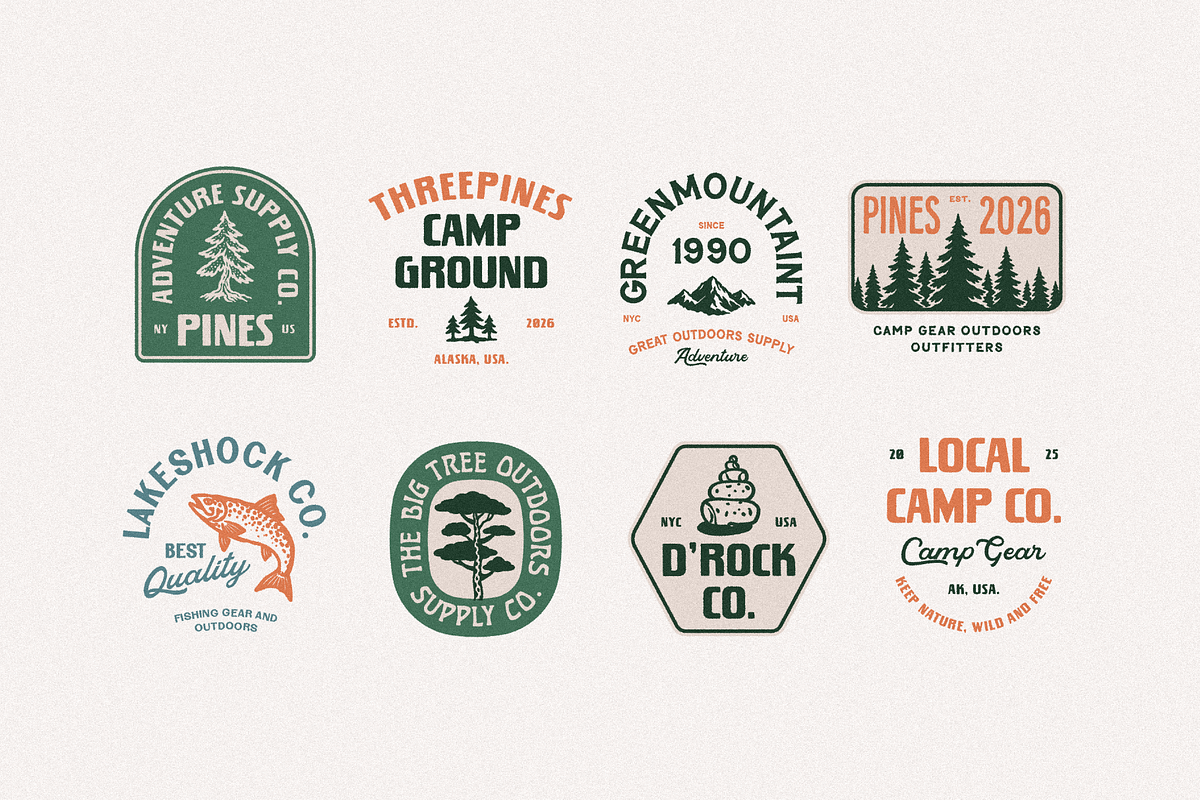 Animal & Outdoor Badges Vol. 2, a Branding & Logo Template by Skilline Supply Co. (Photo 5 of 11)