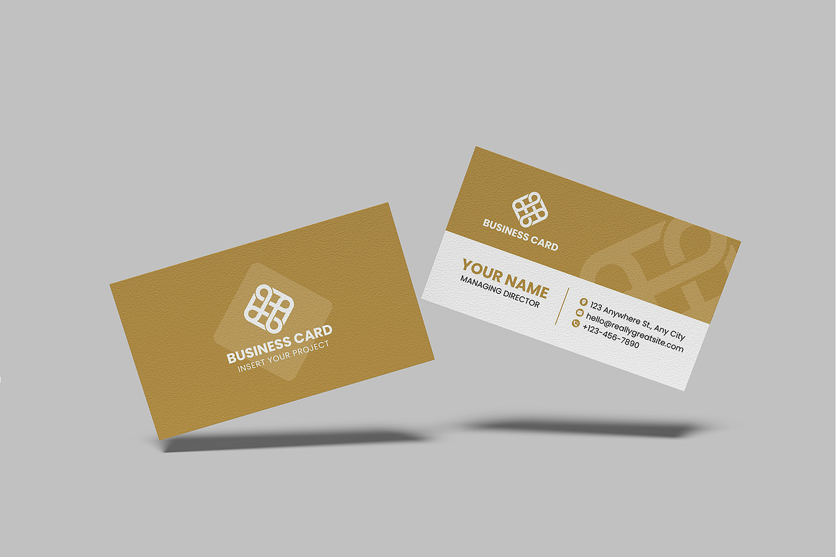 Realistic Business Card Mockup, a Card Template by lamorastudio (Photo 9 of 9)