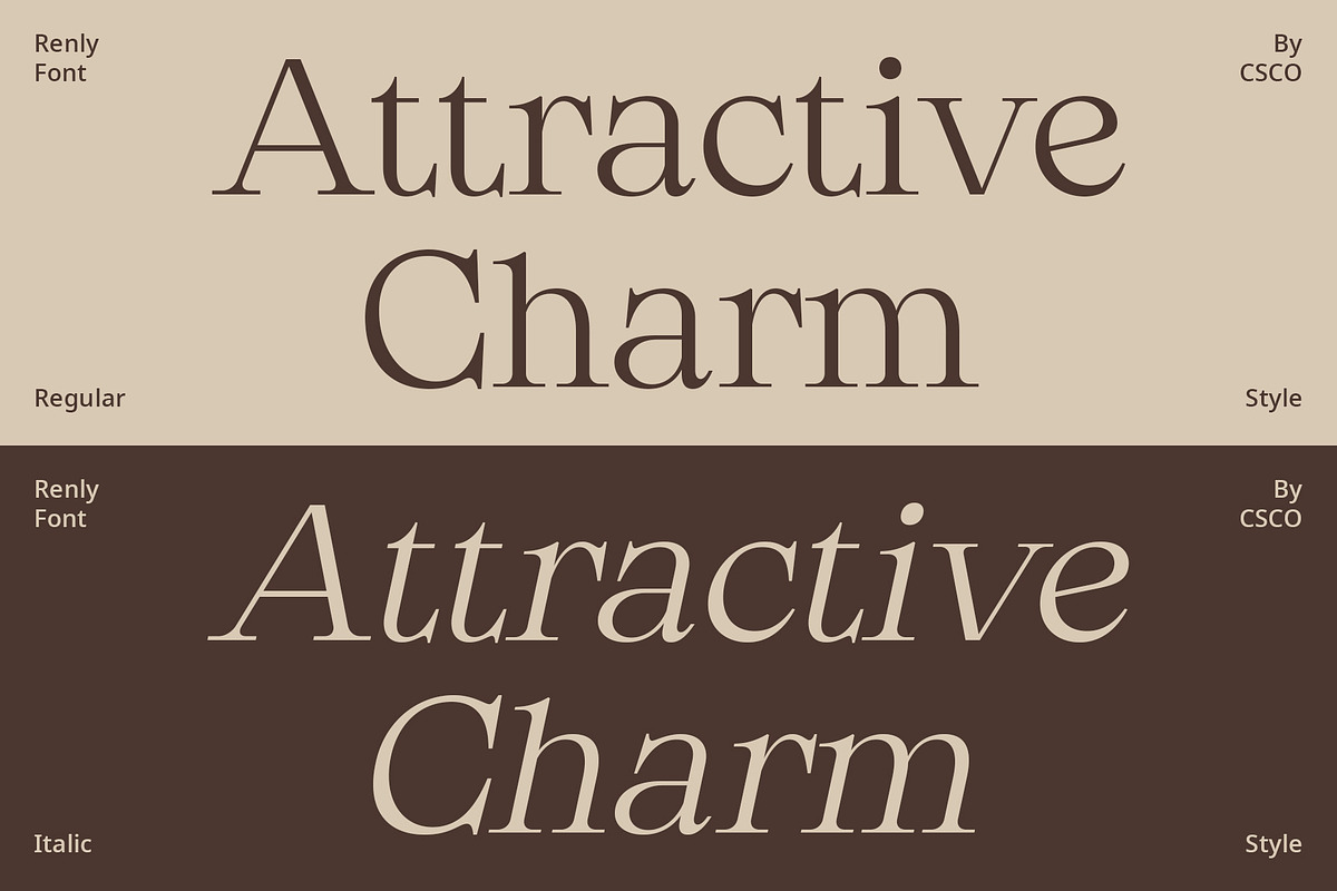Renly – Elegant Serif, a Serif Font by Craft Supply Co. (Photo 4 of 8)