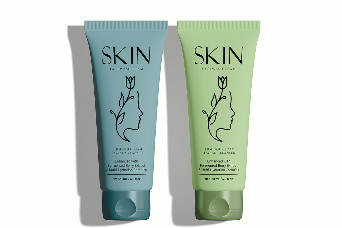 Facewash Foam Mockup, a Packaging Mockup by Permadi Creative (Photo 5 of 5)
