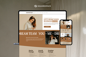 Squarespace 7.1 Website Template