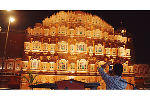 Jaipur, Rajasthan, India. Hawa Mahal, an Architecture Photo by Our Amazing World