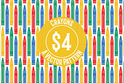 Crayon Seamless Vector Pattern, a Pattern Graphic by K McCormack Designs (Thumbnail 1 of 4)